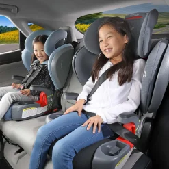 Britax Grow With You Harness Booster Car Seat - Mod Black SafeWash