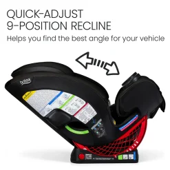 Britax One4Life All-in-One Convertible Car Seat, ClickTight & SafeWash - Raven Black