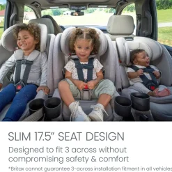 Britax One4Life Slim ClickTight All-in-One Convertible Car Seat, SpaceSaver Design - Parchment