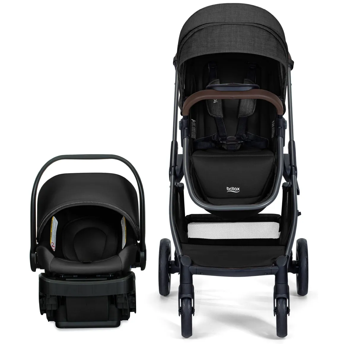 Britax Phases Travel System - Raven Black