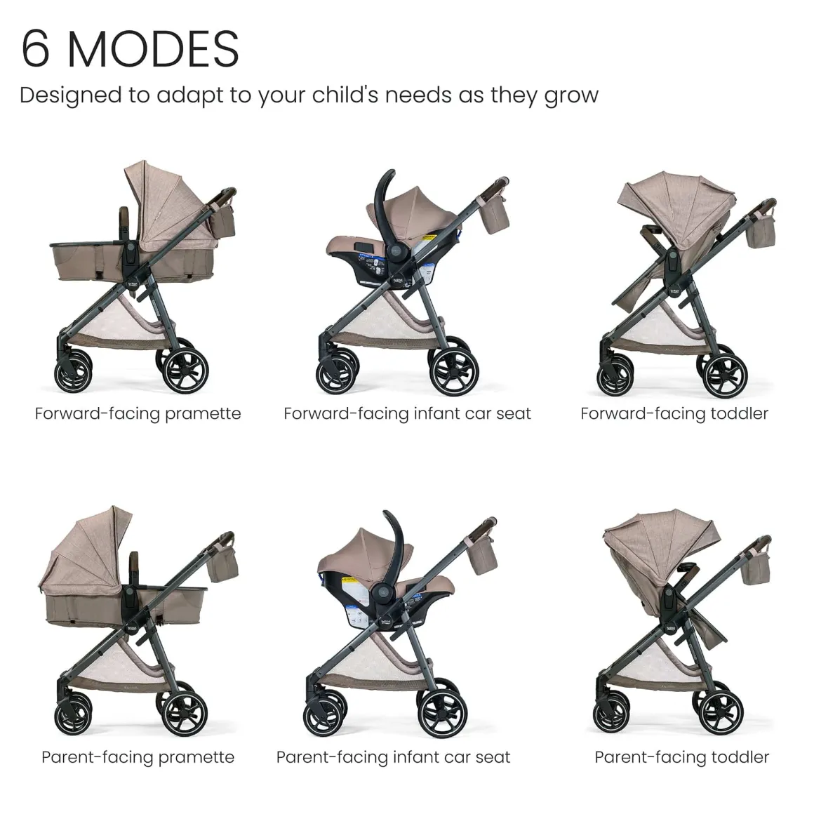Britax Phases Travel System - Raven Black