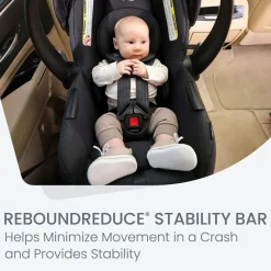 Britax Willow Brook S+ Travel System with Alpine Anti-Rebound Base - Raven Black