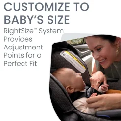 Britax Willow SC Infant Car Seat with Alpine Base - Pindot Stone