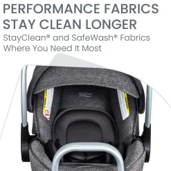 Britax Willow SC Infant Car Seat with Alpine Base - Pindot Stone
