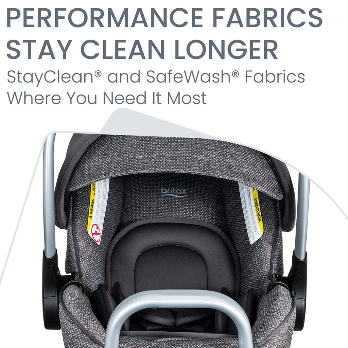 Britax Willow SC Infant Car Seat with Alpine Base - Pindot Stone