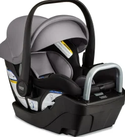 Britax Willow S Infant Car Seat with Alpine Anti-Rebound Base - Graphite Onyx