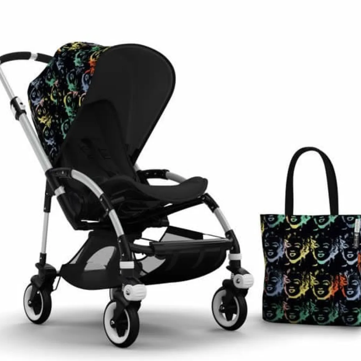 Bugaboo Bee3 Andy Warhol Accessory Pack - Marilyn/Black