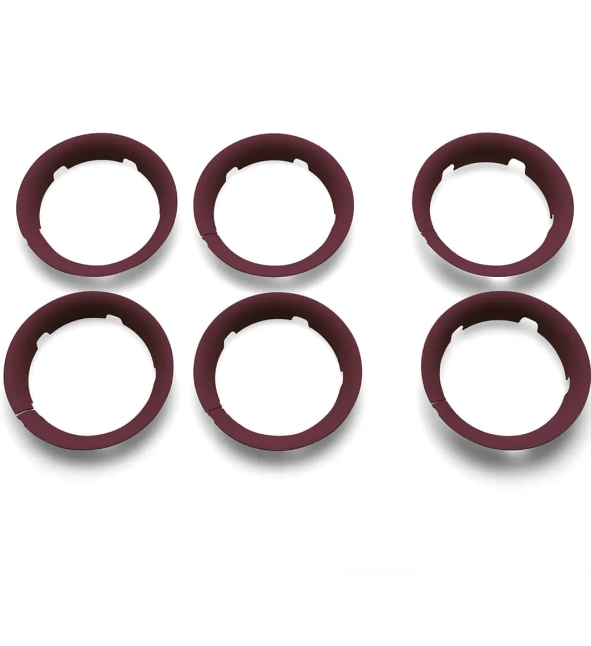 Bugaboo Bee 5 Wheel Caps - Dark Red