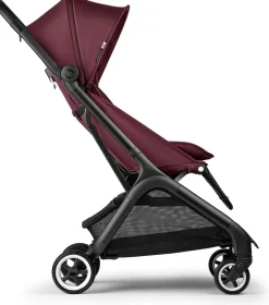 Bugaboo Butterfly 1 Complete Compact Stroller - Black / Dark Cherry / Dark Cherry