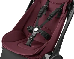 Bugaboo Butterfly 1 Complete Compact Stroller - Black / Dark Cherry / Dark Cherry