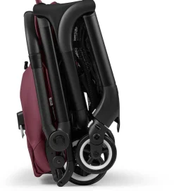 Bugaboo Butterfly 1 Complete Compact Stroller - Black / Dark Cherry / Dark Cherry
