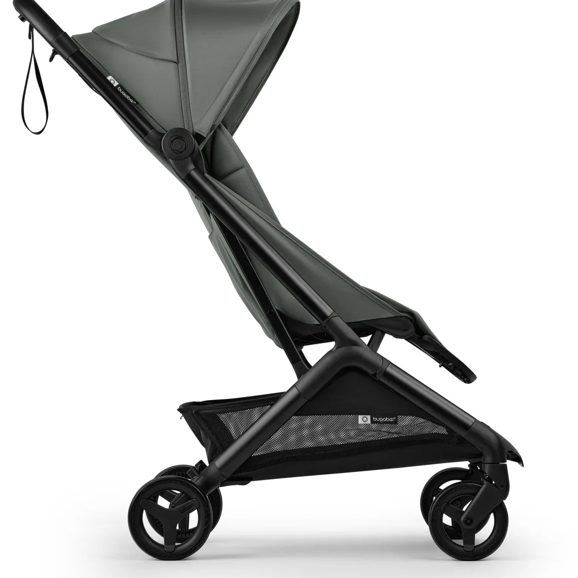 Bugaboo Butterfly 2 Complete Stroller + Travel Bag Bundle - Black / Forest Green / Forest Green