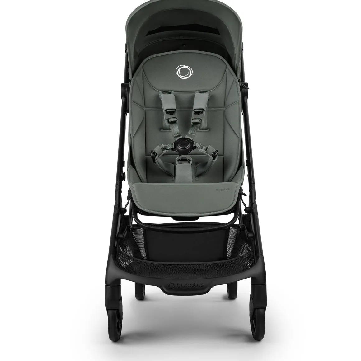 Bugaboo Butterfly 2 Complete Stroller + Travel Bag Bundle - Black / Forest Green / Forest Green