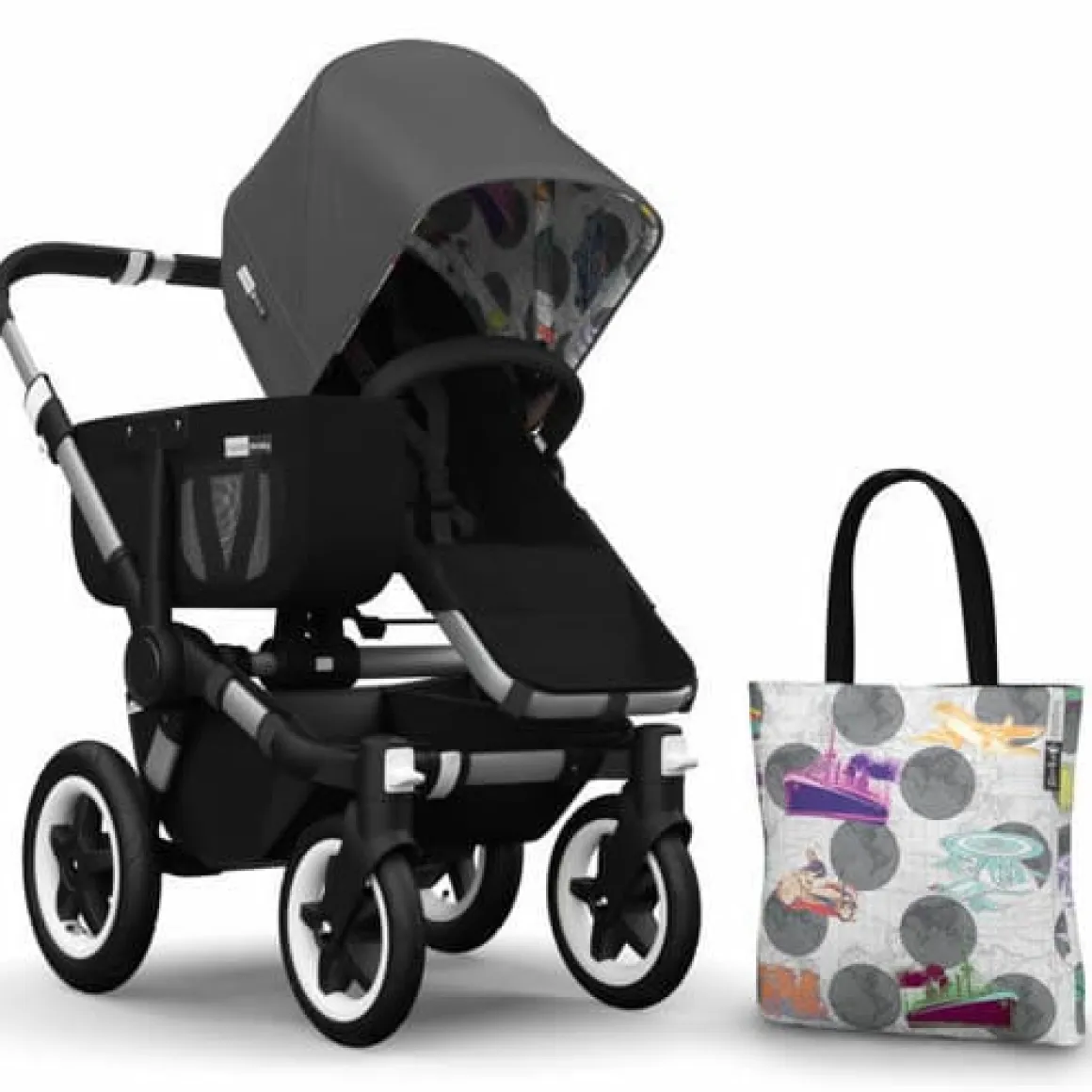 Bugaboo Donkey Andy Warhol Accessory Pack - Dark Grey/Transport