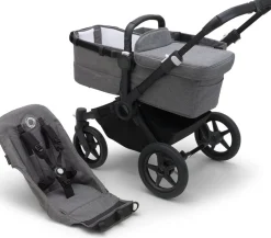 Bugaboo Donkey 5 Base - Black / Grey Melange