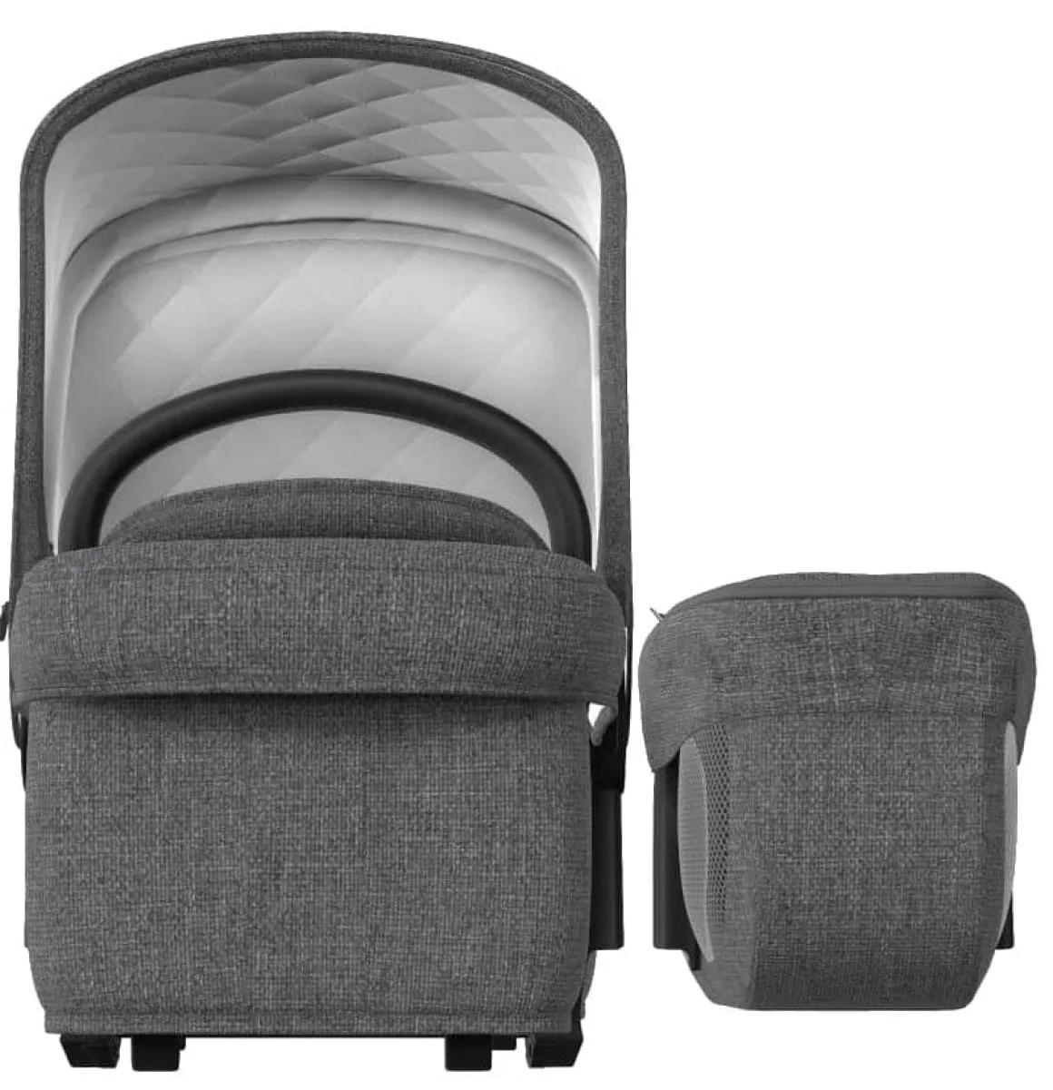 Bugaboo Donkey 2 Classic Style Set Complete - Grey Melange