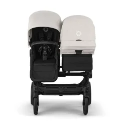 Bugaboo Donkey 6 Complete Single-to-Double Stroller - Black / Heritage Black / Misty White