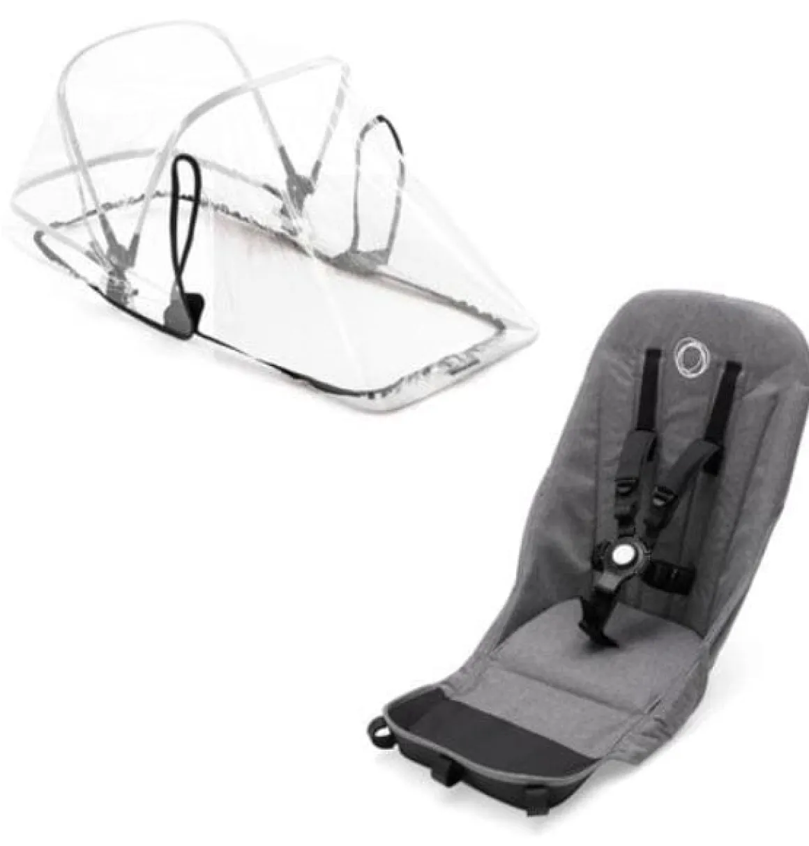 Bugaboo Donkey 2 Duo Fabric Set - Grey Melange