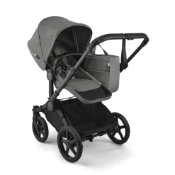 Bugaboo Donkey 6 Duo + Turtle Air Shield Travel System Bundle - Black / Moon Grey / Moon Grey