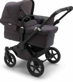 Bugaboo Donkey 5 Mono Complete Single-to-Double Stroller - Mineral Black / Washed Black