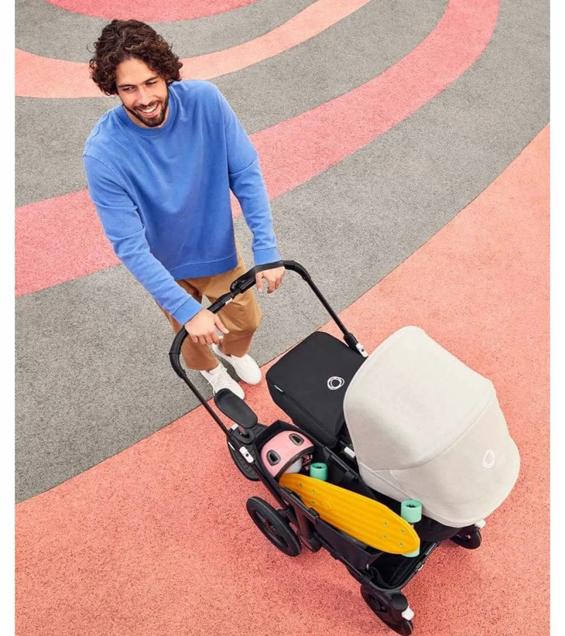 Bugaboo Donkey 5 Mono Complete Single-to-Double Stroller - Mineral Black / Washed Black