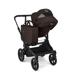 Bugaboo Donkey 6 Mono + Turtle Air Shield Travel System Bundle - Black / Cocoa Brown / Cocoa Brown