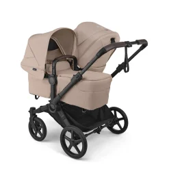 Bugaboo Donkey 6 Mono + Turtle Air Shield Travel System Bundle - Black / Desert Taupe Melange / Desert Taupe Melange