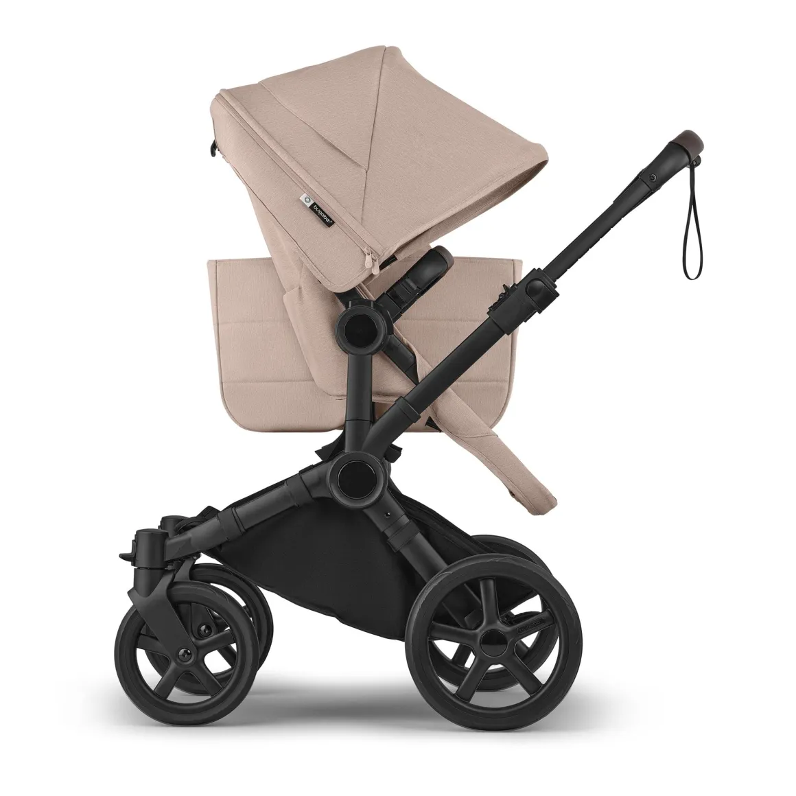 Bugaboo Donkey 6 Mono + Turtle Air Shield Travel System Bundle - Black / Desert Taupe Melange / Desert Taupe Melange