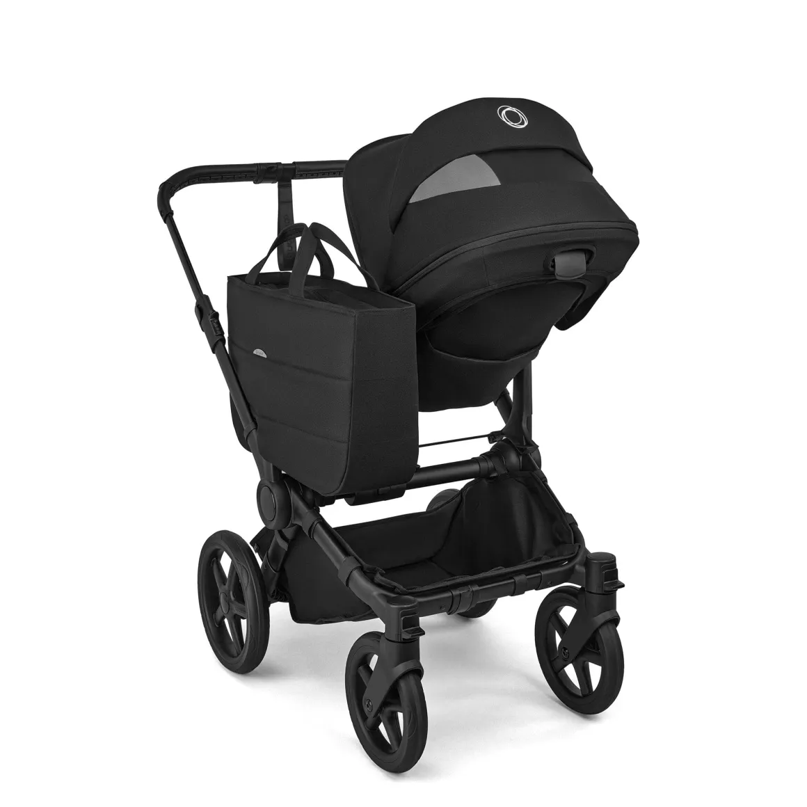 Bugaboo Donkey 6 Mono + Turtle Air Shield Travel System Bundle - Black / Heritage Black / Heritage Black