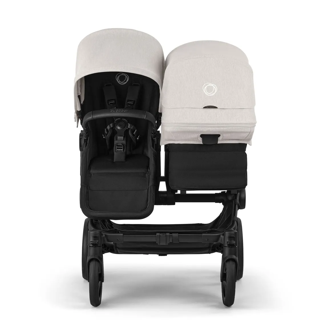Bugaboo Donkey 6 Mono + Turtle Air Shield Travel System Bundle - Black / Heritage Black / Misty White