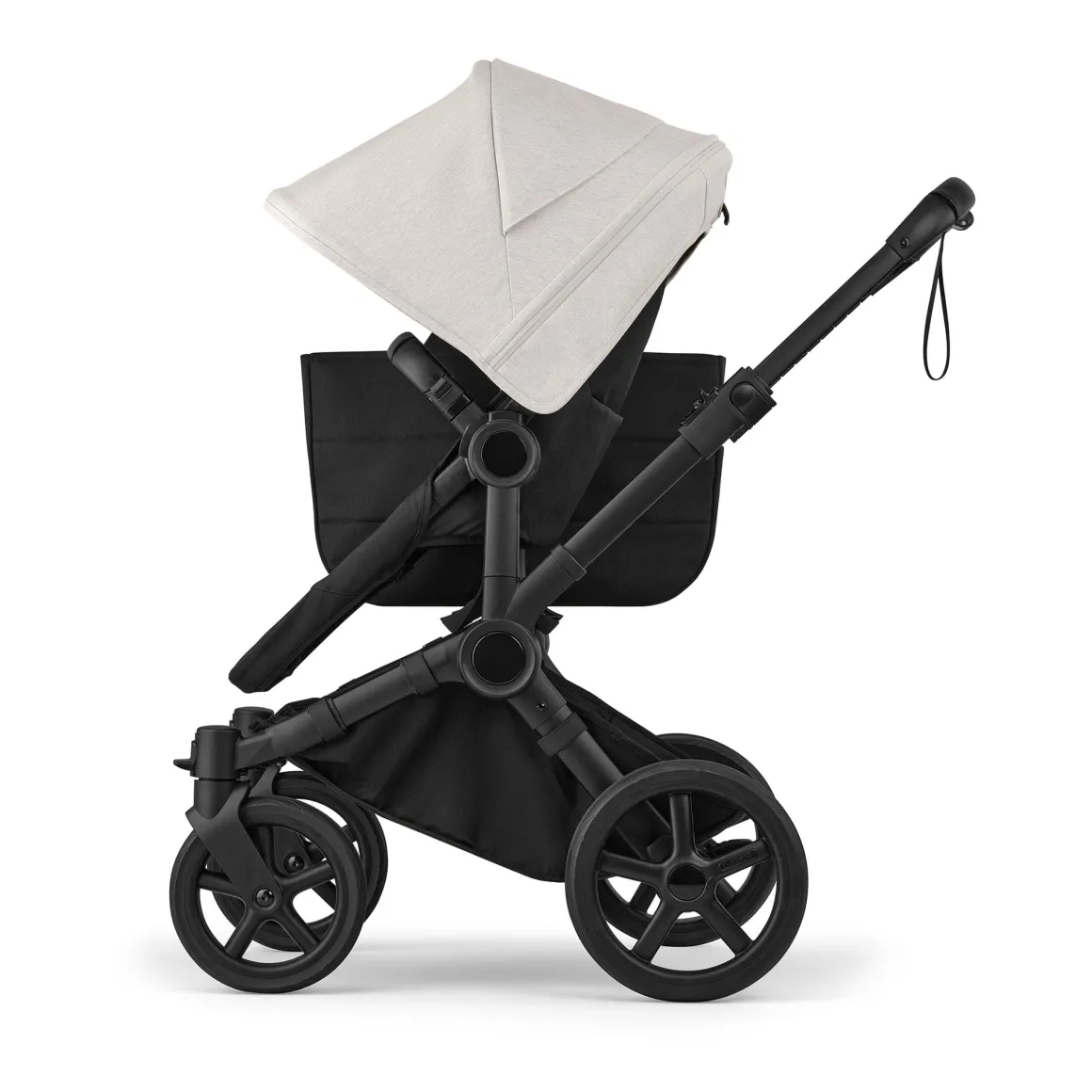 Bugaboo Donkey 6 Mono + Turtle Air Shield Travel System Bundle - Black / Heritage Black / Misty White
