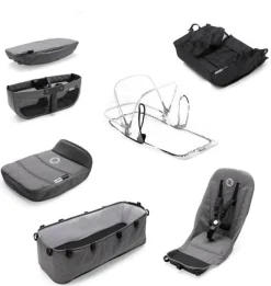 Bugaboo Donkey 2 Style Set - Grey Melange