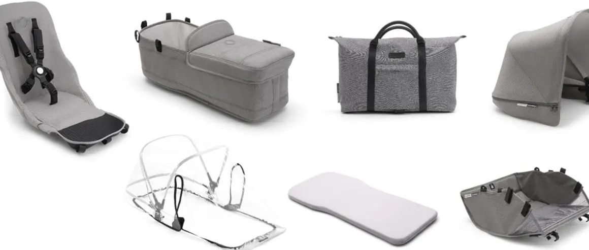 Bugaboo Donkey 2 Style Set - Mineral Light Grey