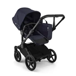 Bugaboo Donkey 6 Twin Complete Stroller Bundle - Black / Deep Indigo / Deep Indigo
