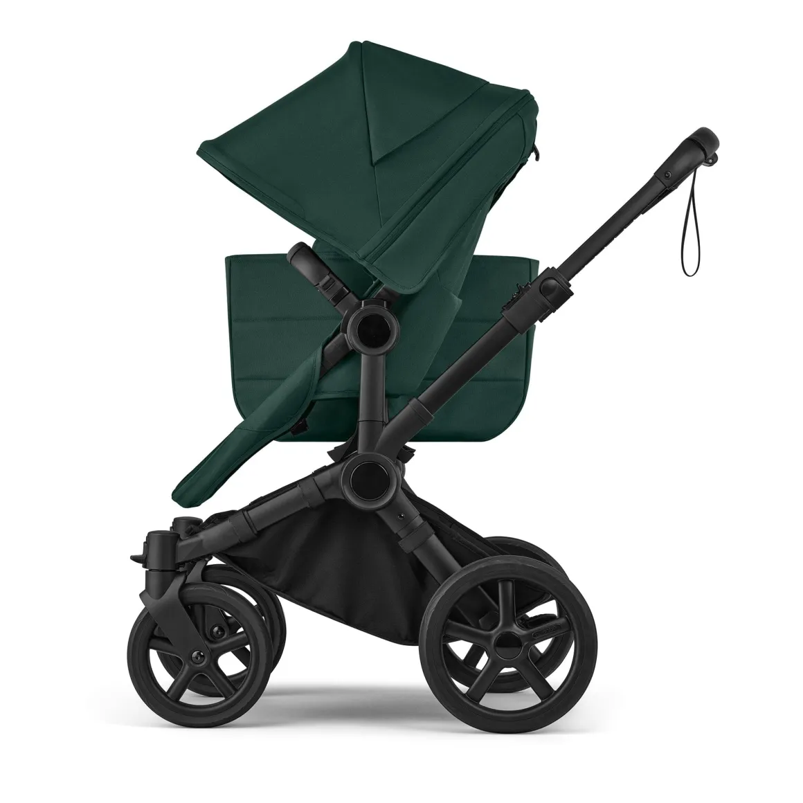 Bugaboo Donkey 6 Twin Complete Stroller Bundle - Black / Fern Green / Fern Green