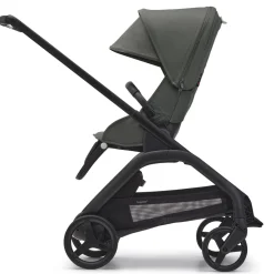 Bugaboo Dragonfly Complete Lightweight Compact Stroller - Black / Forest Green / Forest Green