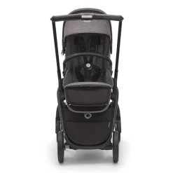 Bugaboo Dragonfly Complete Lightweight Compact Stroller - Black / Grey Melange