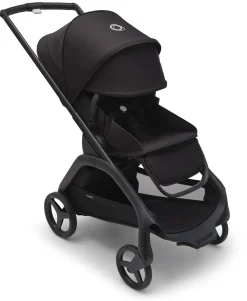 Bugaboo Dragonfly Complete Lightweight Compact Stroller - Black / Midnight Black / Midnight Black