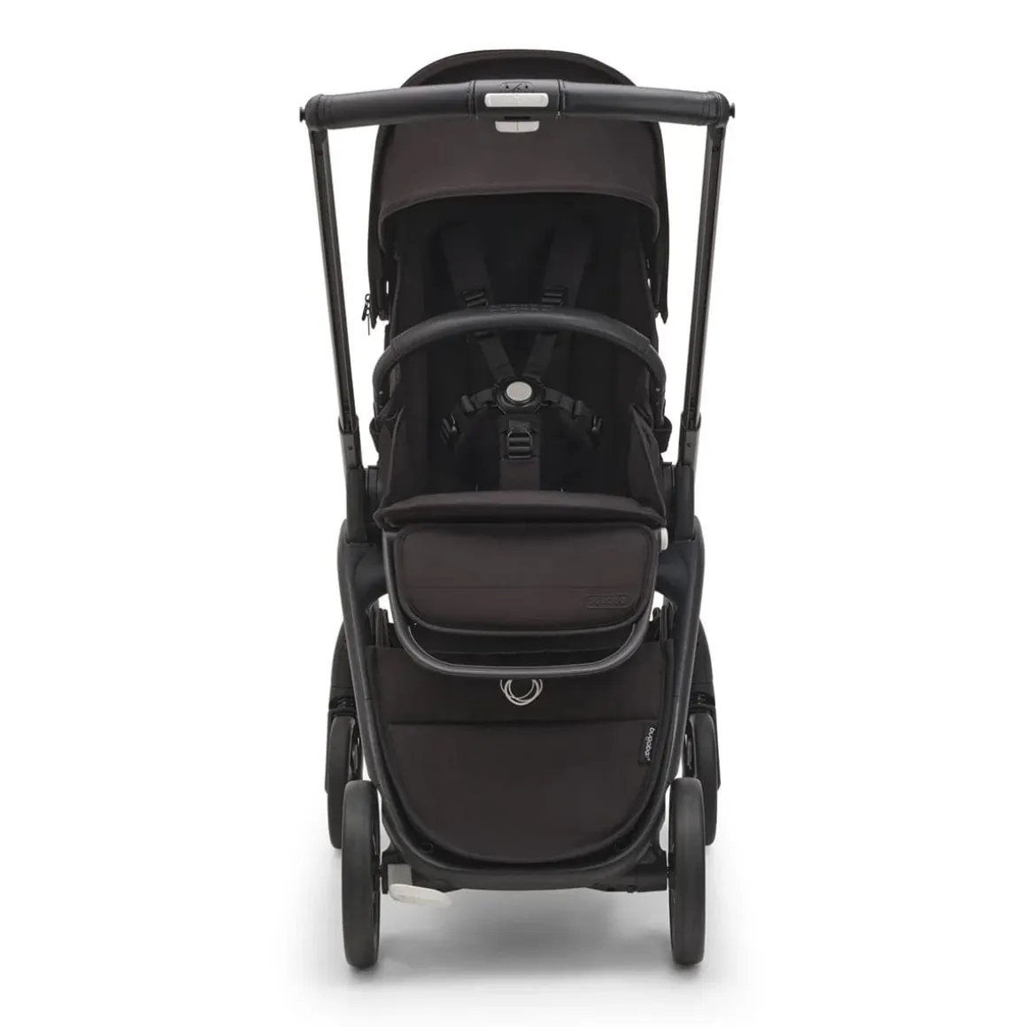 Bugaboo Dragonfly Complete Lightweight Compact Stroller - Black / Midnight Black / Misty White (Albee Exclusive)