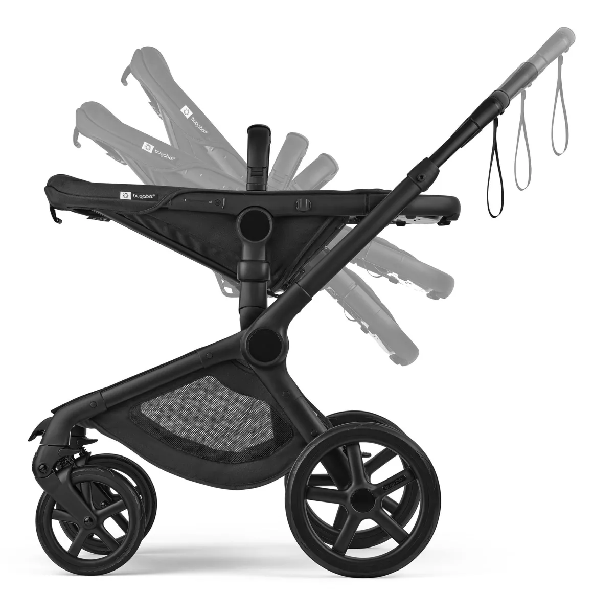 Bugaboo Fox 5 Renew + Turtle Air Shield Travel System Bundle - Black / Deep Indigo / Deep Indigo