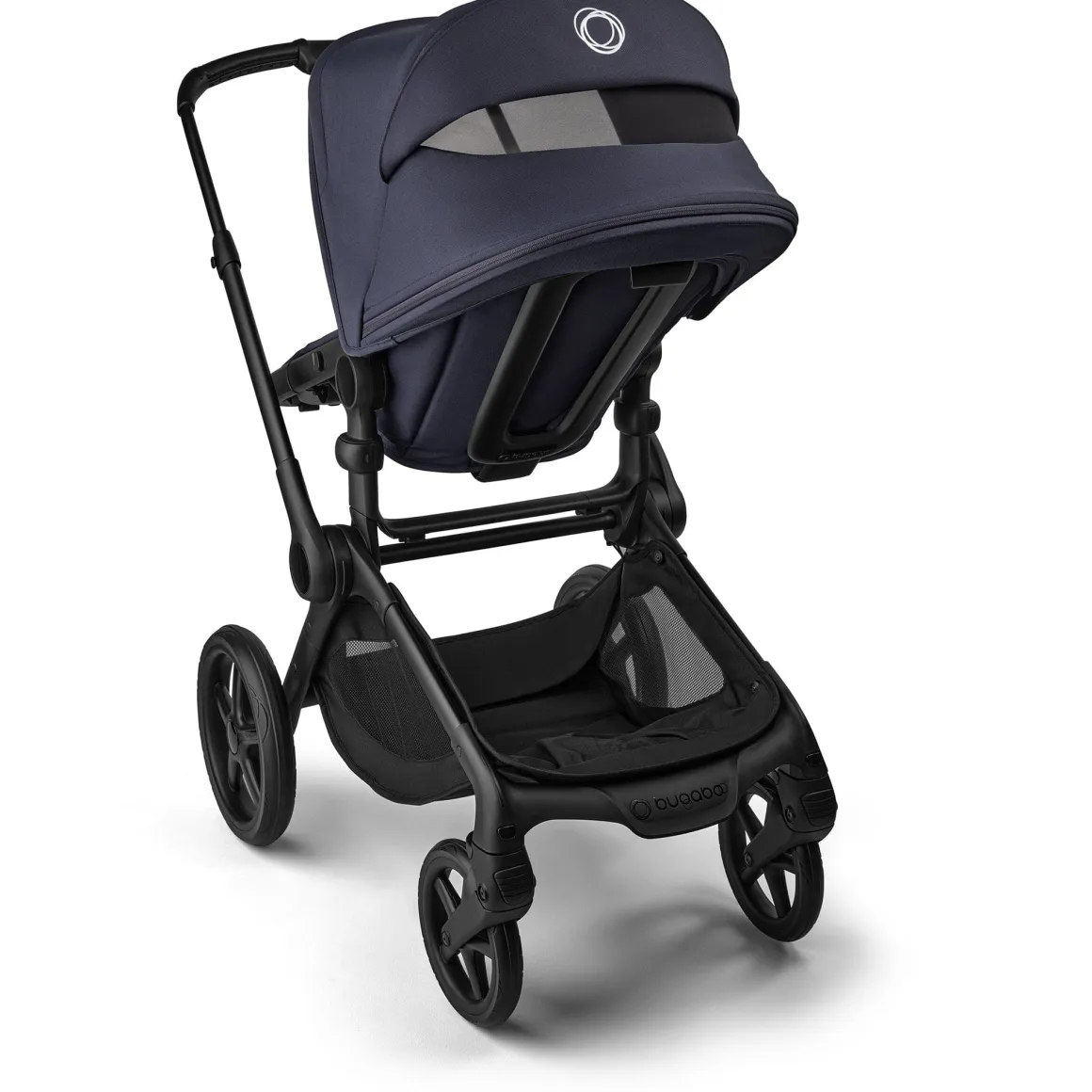 Bugaboo Fox 5 Renew + Turtle Air Shield Travel System Bundle - Black / Deep Indigo / Deep Indigo