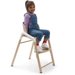 Bugaboo Giraffe Complete High Chair + Newborn Set Bundle - Blue / Tornado Grey