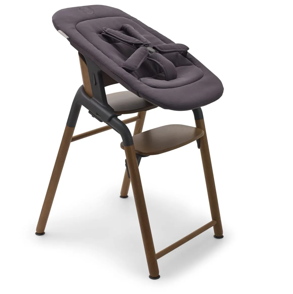 Bugaboo Giraffe Complete High Chair + Newborn Set Bundle - Blue / Tornado Grey