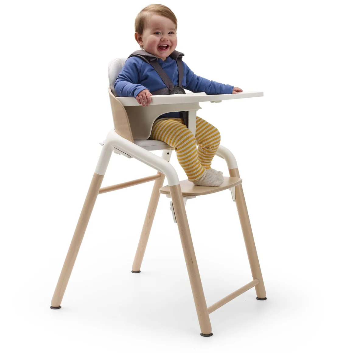 Bugaboo Giraffe Complete High Chair - Neutral Wood / White