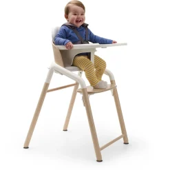 Bugaboo Giraffe Complete High Chair - Warm Wood / Grey