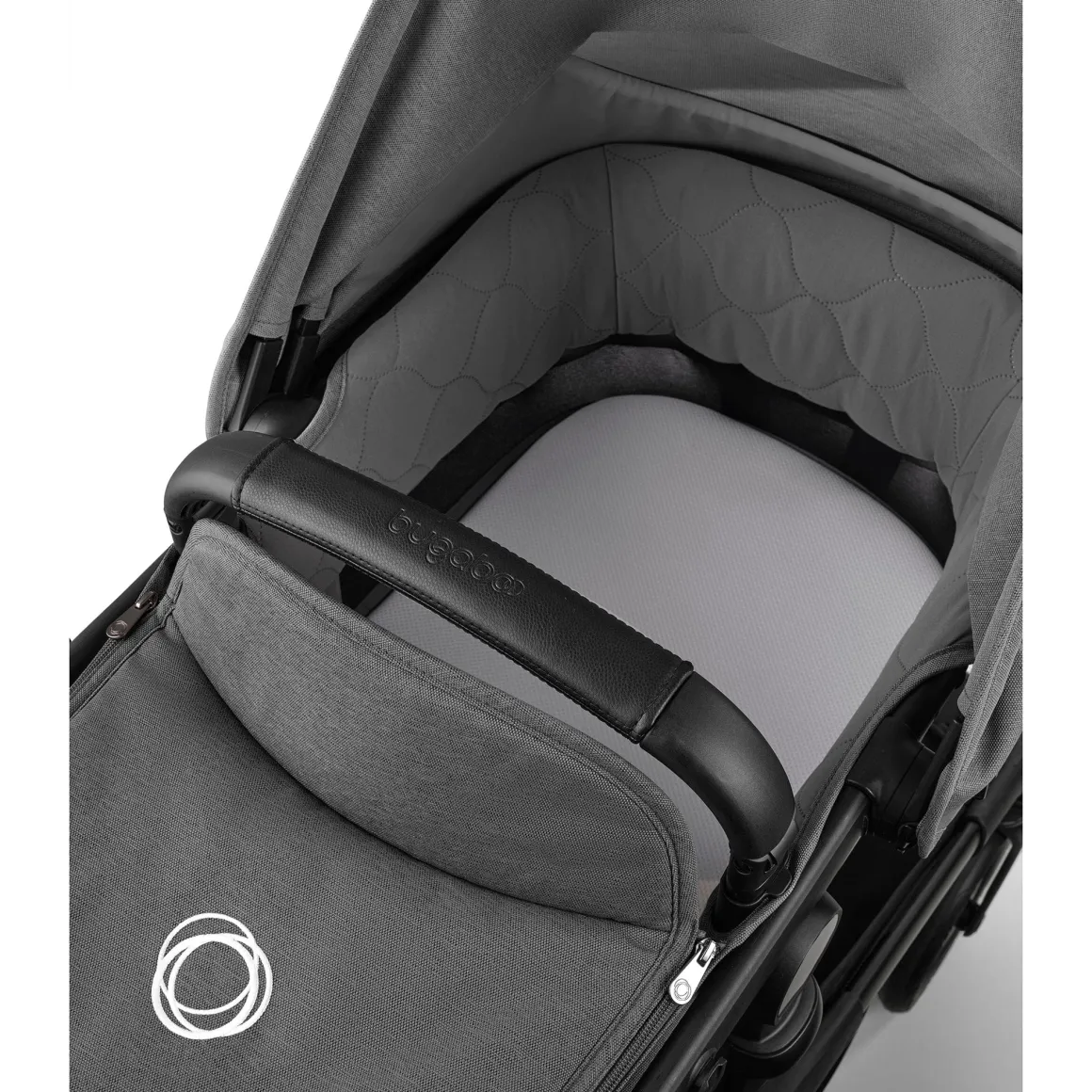 Bugaboo Kangaroo Bassinet Fabric Complete - Moon Grey