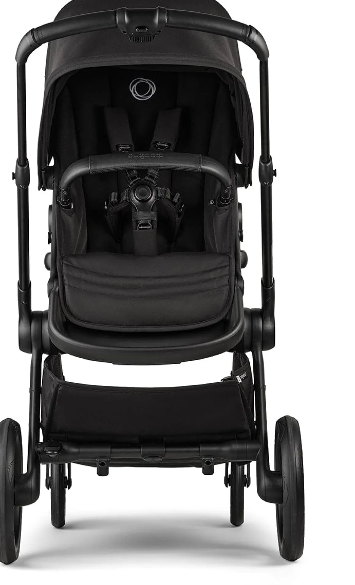 Bugaboo Kangaroo Complete (One Box)+ Turtle Air Shield By Nuna Travel System Bundle - Black / Dark Cherry / Dark Cherry / Black