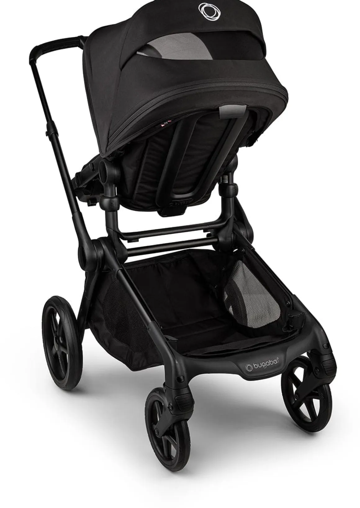 Bugaboo Kangaroo Complete (One Box)+ Turtle Air Shield By Nuna Travel System Bundle - Black / Dark Cherry / Dark Cherry / Black