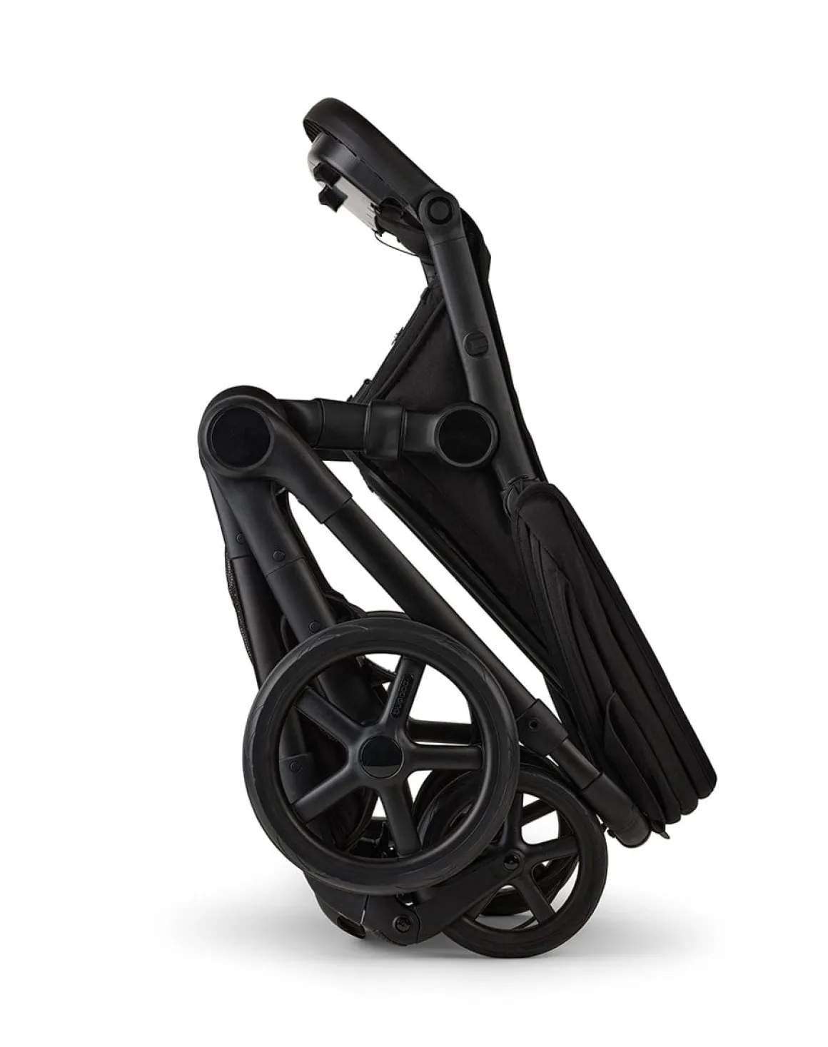 Bugaboo Kangaroo Complete Single-to-Double Stroller + Bassinet (One Box) - Black / Dark Cherry / Dark Cherry