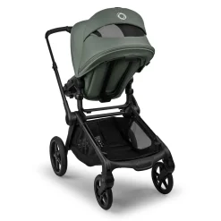 Bugaboo Kangaroo Complete Stroller + Turtle Air Shield By Nuna Travel System Bundle - Black / Forest Green / Forest Green / Black
